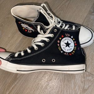 Embroidered Hightop Converse
